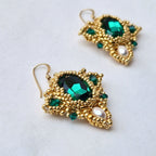 Deco Émeraude Earrings