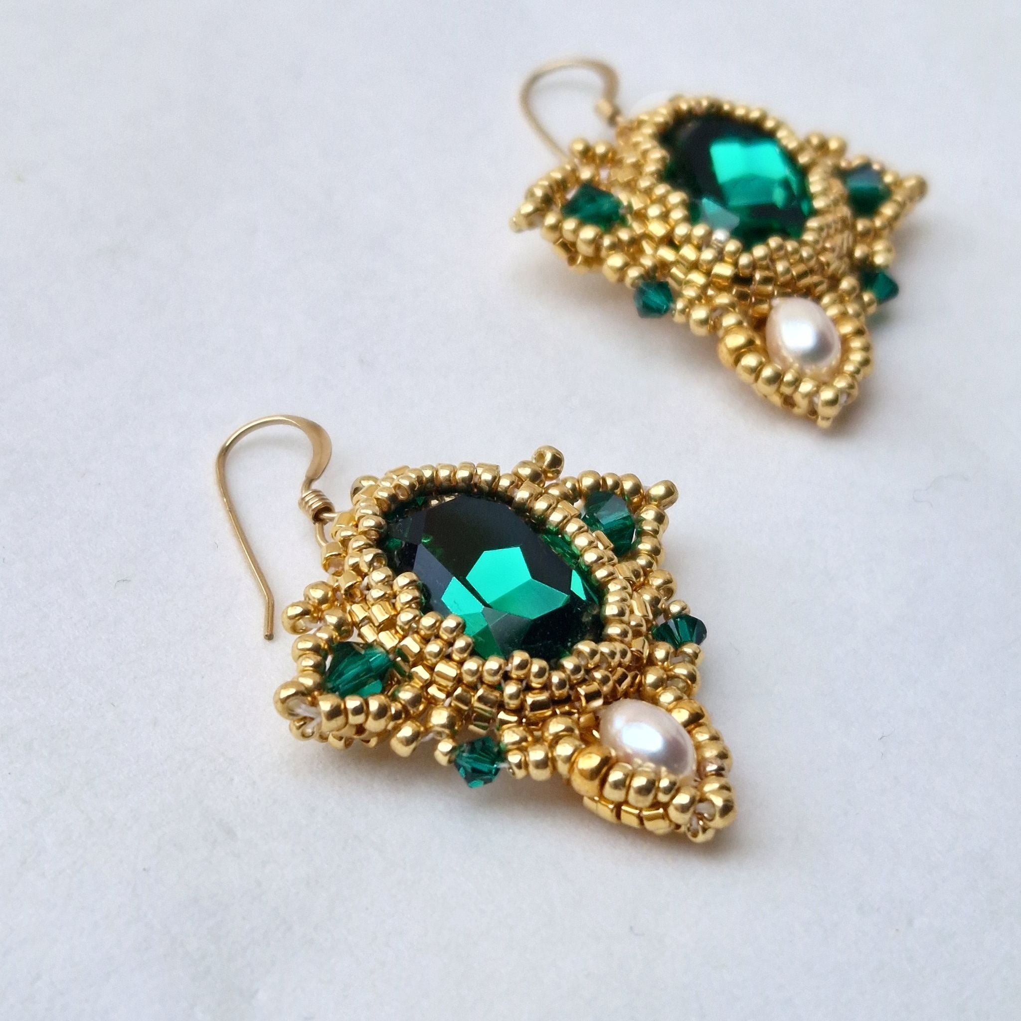 Deco Émeraude Earrings