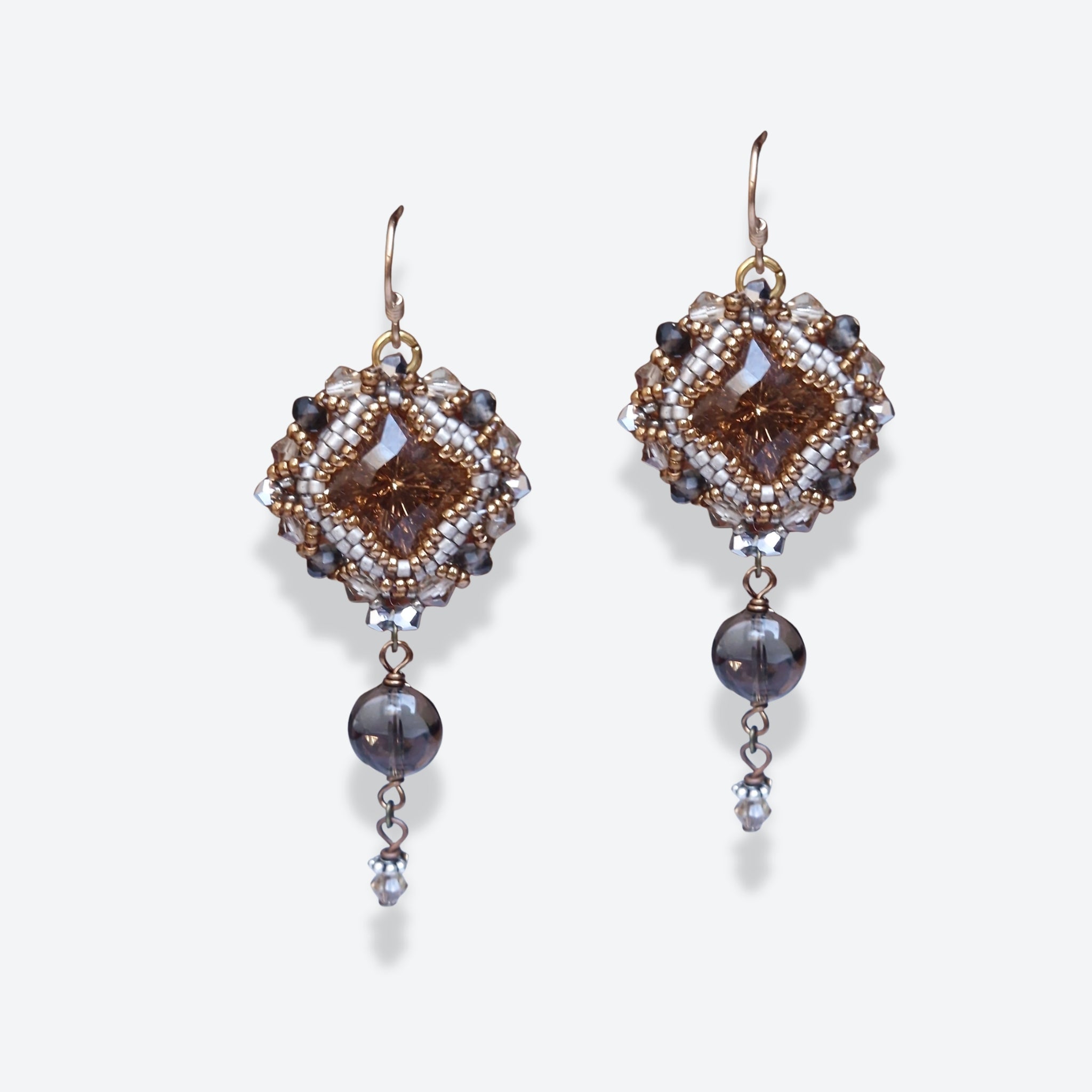 Shimmering Hazel Earrings