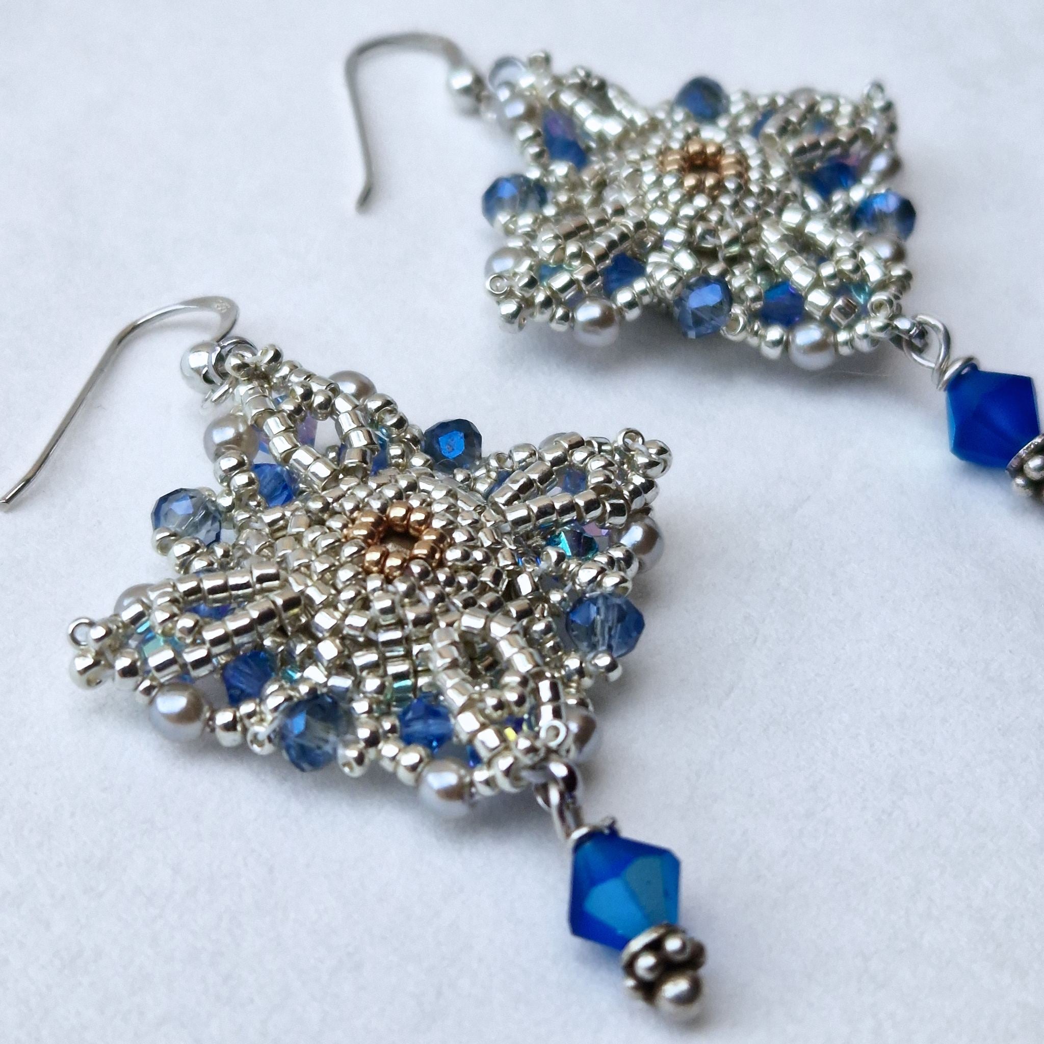 Starlit Light Sapphire Earrings