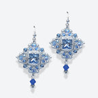 Starlit Light Sapphire Earrings