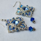Starlit Light Sapphire Earrings