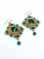 Starlit Emerald Earrings