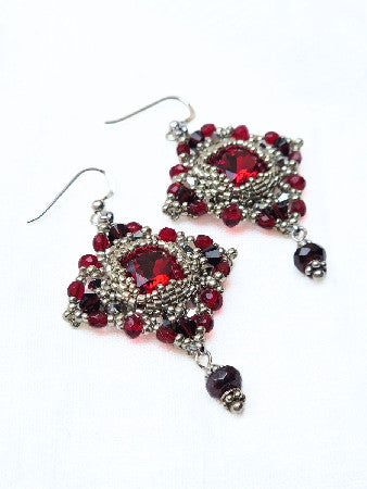 Starlit Rouge Earrings